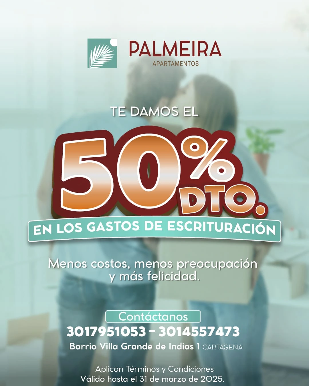 Descuento exclusivo para comprar apartamento en Palmeira, Cartagena